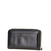 ケイトスペード ラウンドファスナー 長財布 ブラック レザー レディース Kate Spade 【中古】